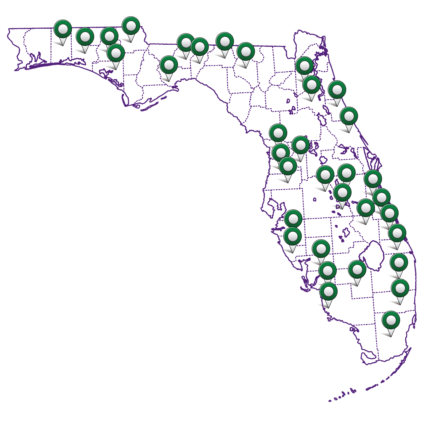 Vinyl Doctor Systems service area map